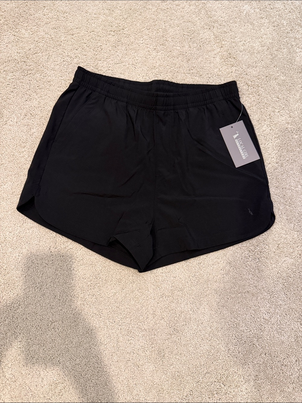 Local Girl large black shorts